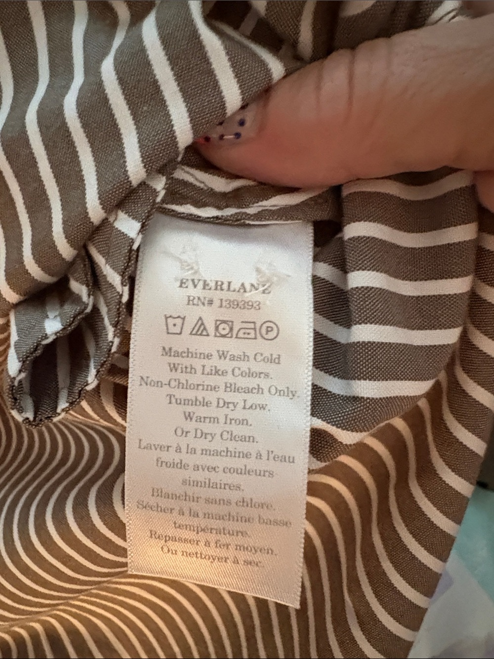 Everlane The Daytripper Shirtdress Kalamata/canvas tan XXS NWT - Picture 10 of 11